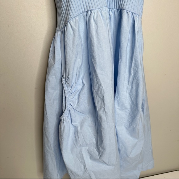 SOLD New! ZARA COMBINATION DRESS in Blue Size Small - Picture 9 of 13